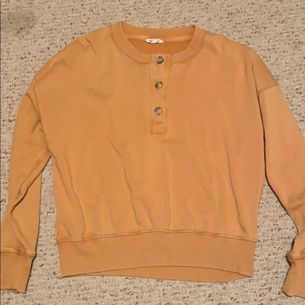 American Eagle Henley Sweatshirt